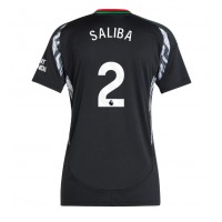 Arsenal William Saliba #2 Bortedrakt Dame 2024-25 Kortermet